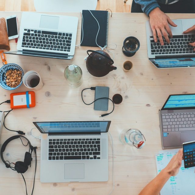 Electronics On Table